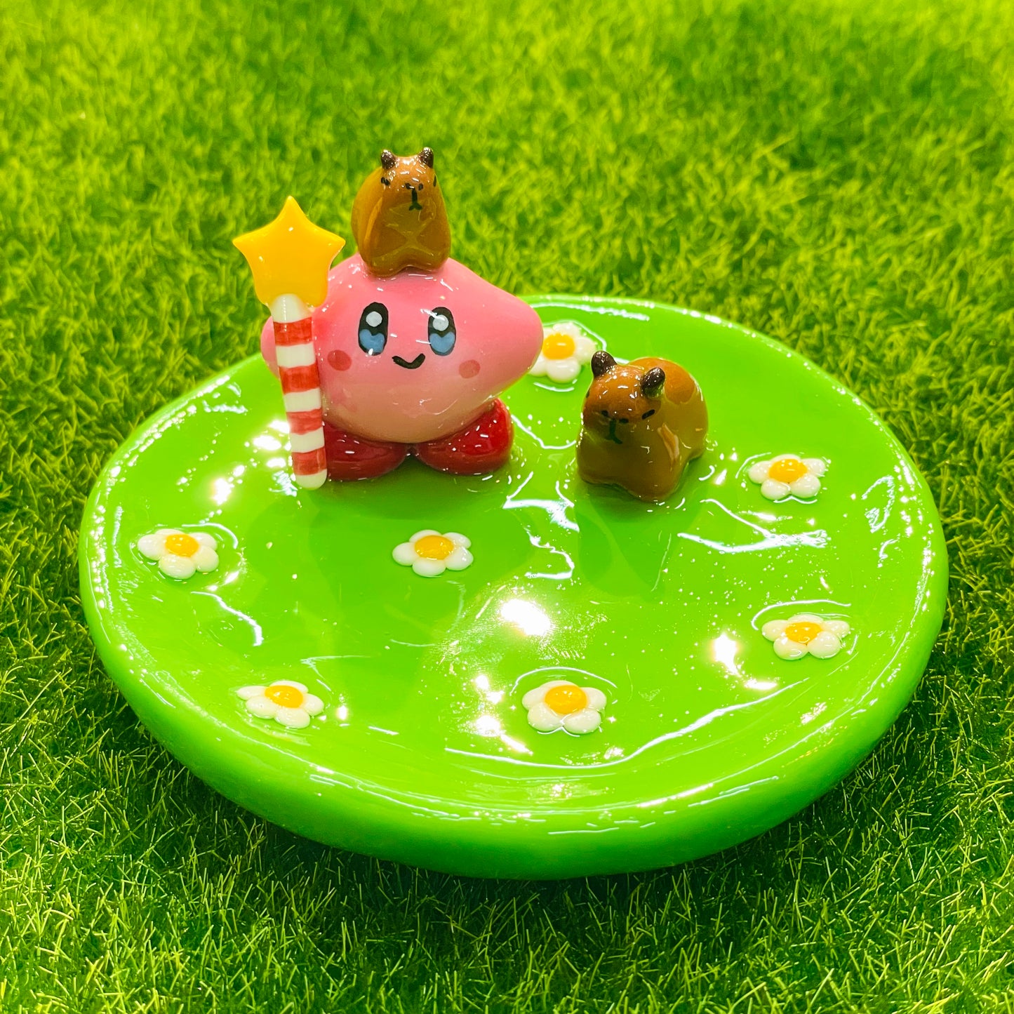 🌟Kirby&Capy Trinket Dish🌸