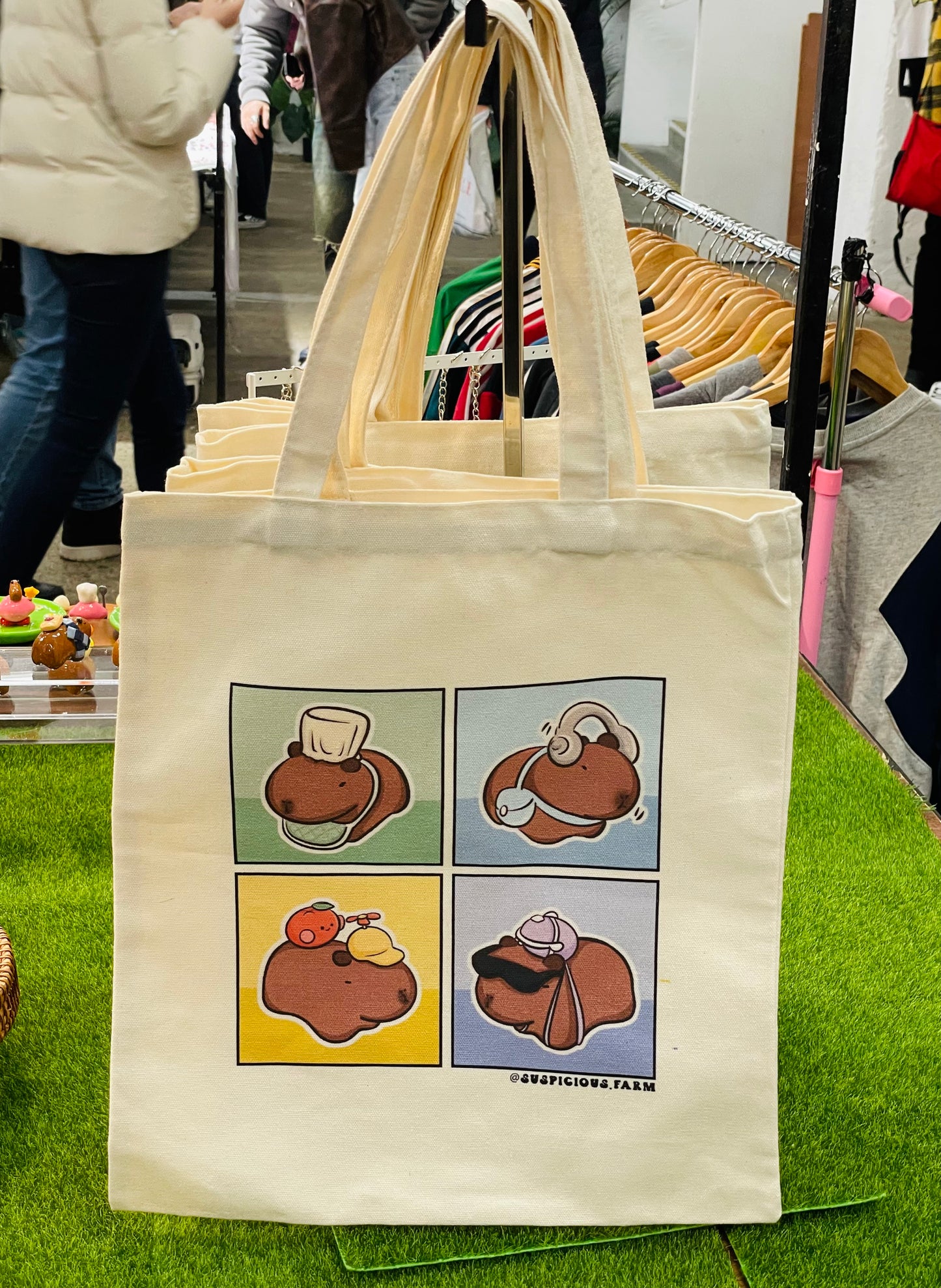 Capybara Tote Bag