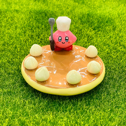 🥞 Chef Kirby on Pancake Trinket Dish🧑‍🍳