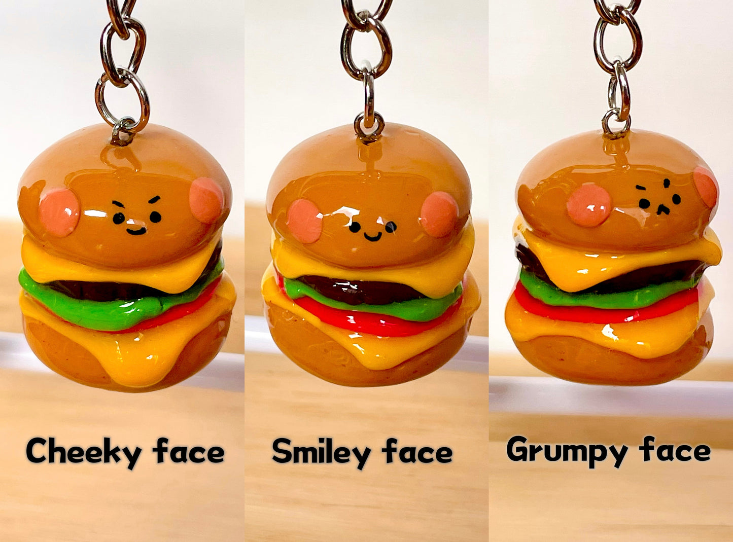 😋 Burger Keychains 🍔