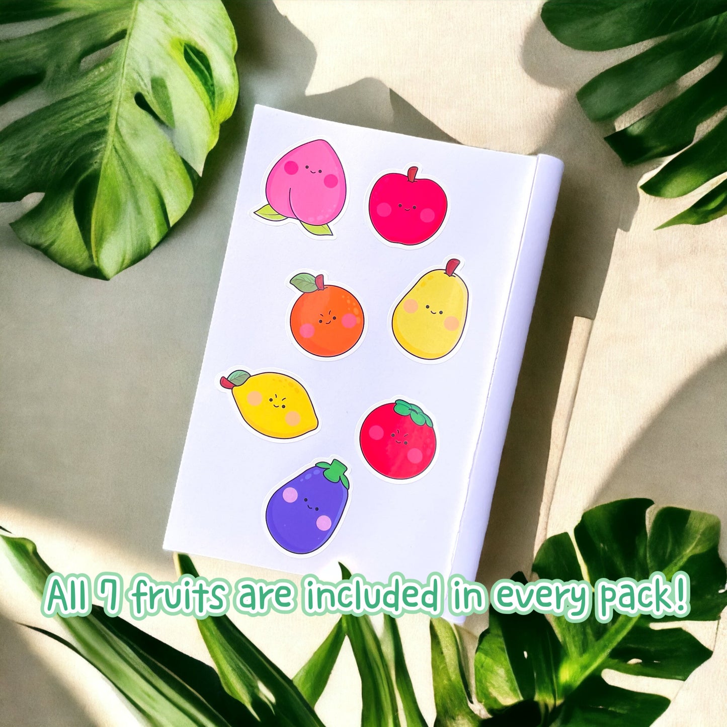 Fruity Family Stickers 😋 7 PCS