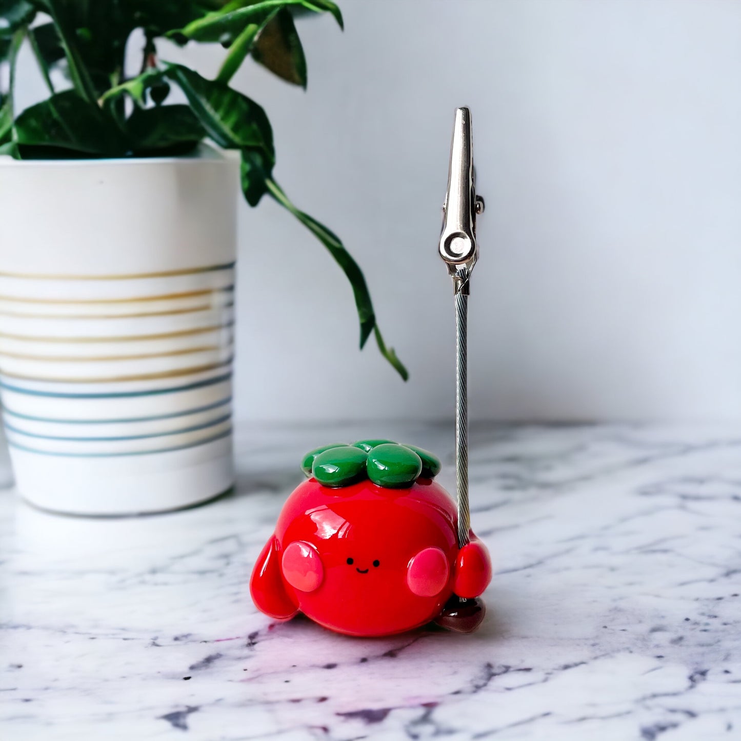 Tom the Tomato Memo Holder 🍅