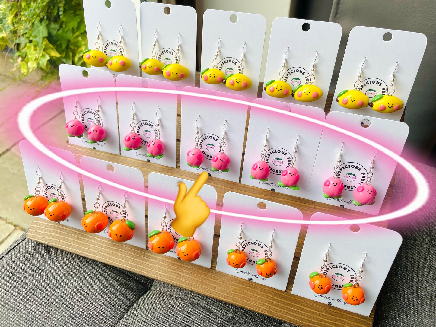 💗 Lulu the Peach Earrings 🍑