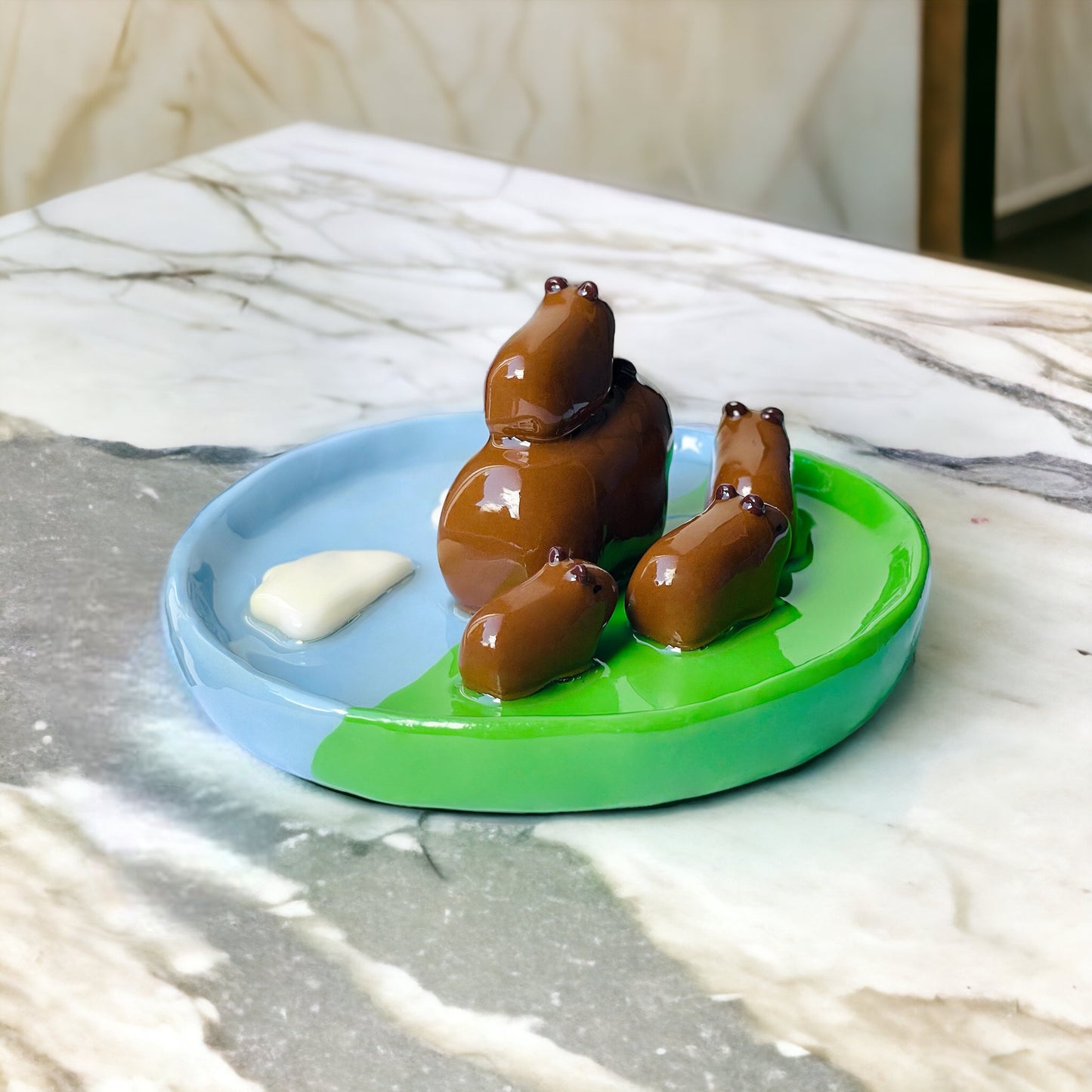 ☁️ Capy Family Jewellery Dish 🌱