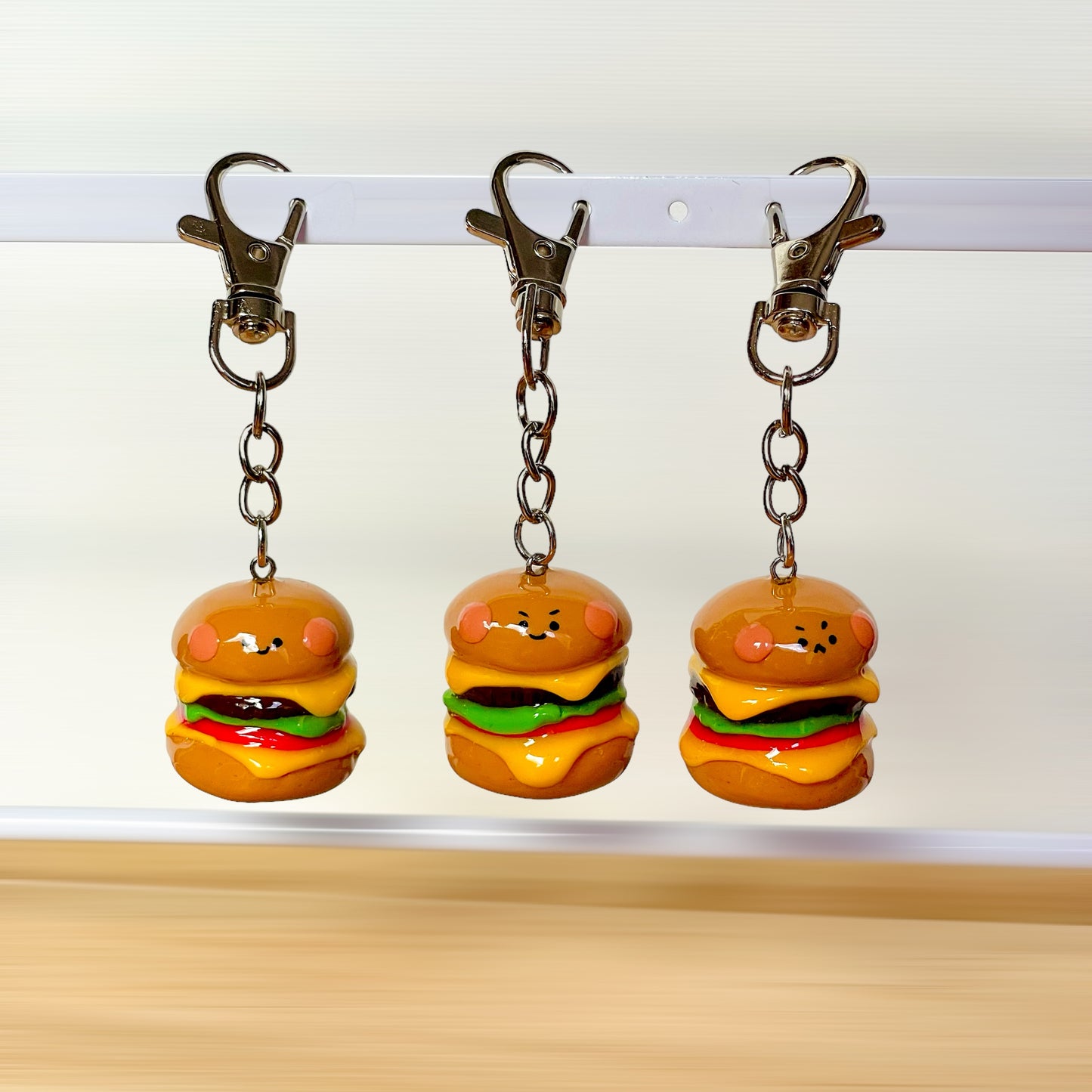 😋 Burger Keychains 🍔