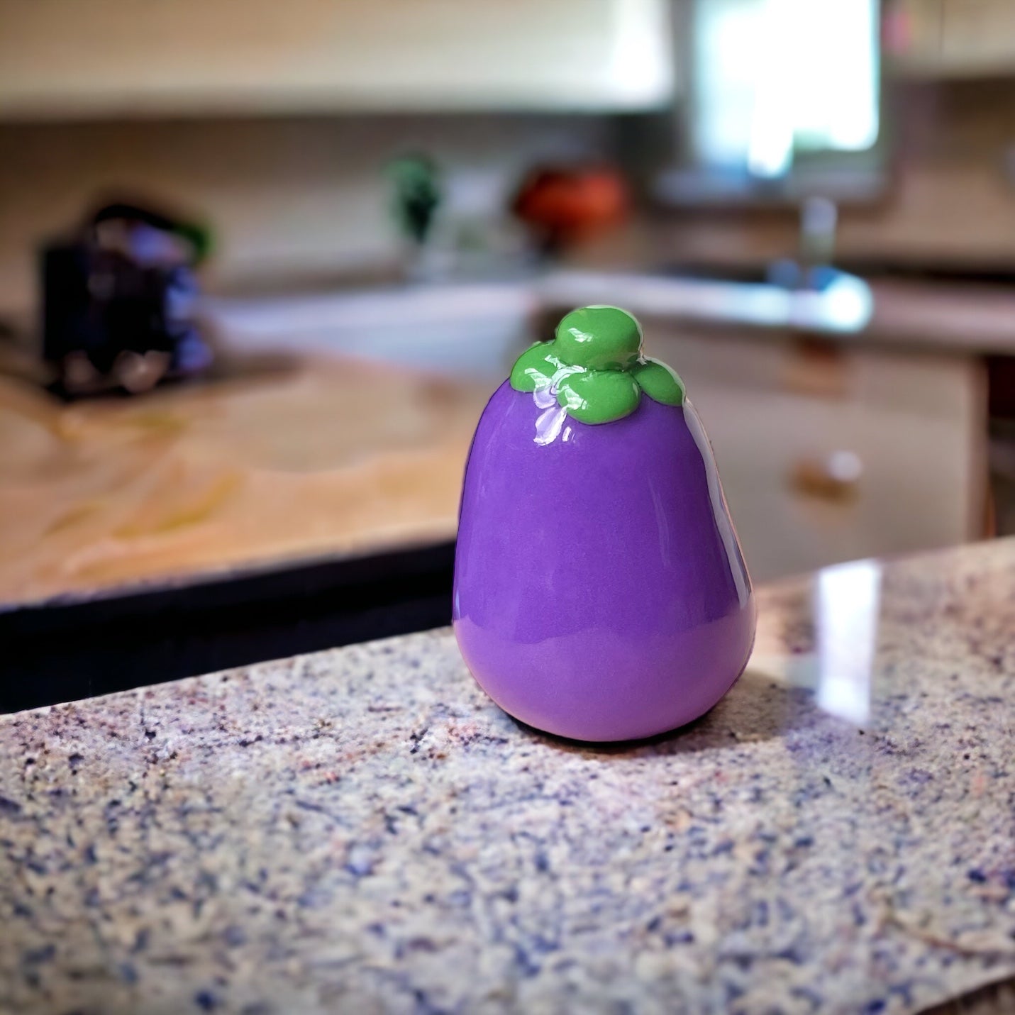 Eggy the Eggplant Ornament 🍆