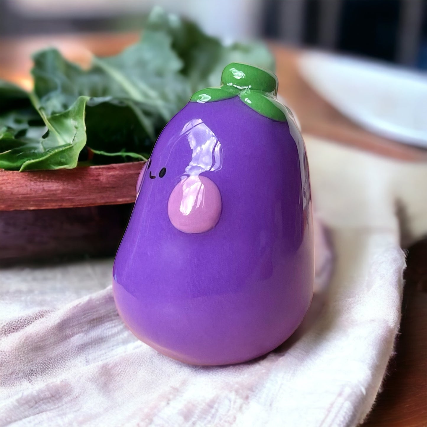 Eggy the Eggplant Ornament 🍆