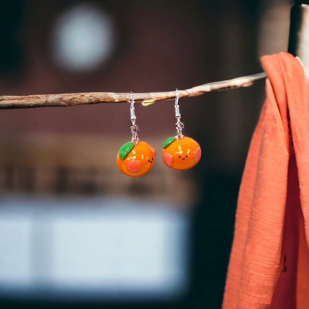 🧡 Oriana the Orange Earrings 🍊