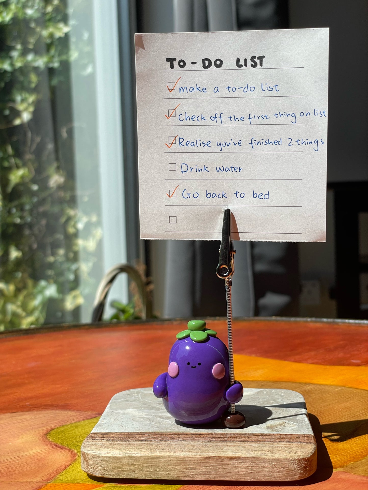 Eggy the Eggplant Memo Holder🍆